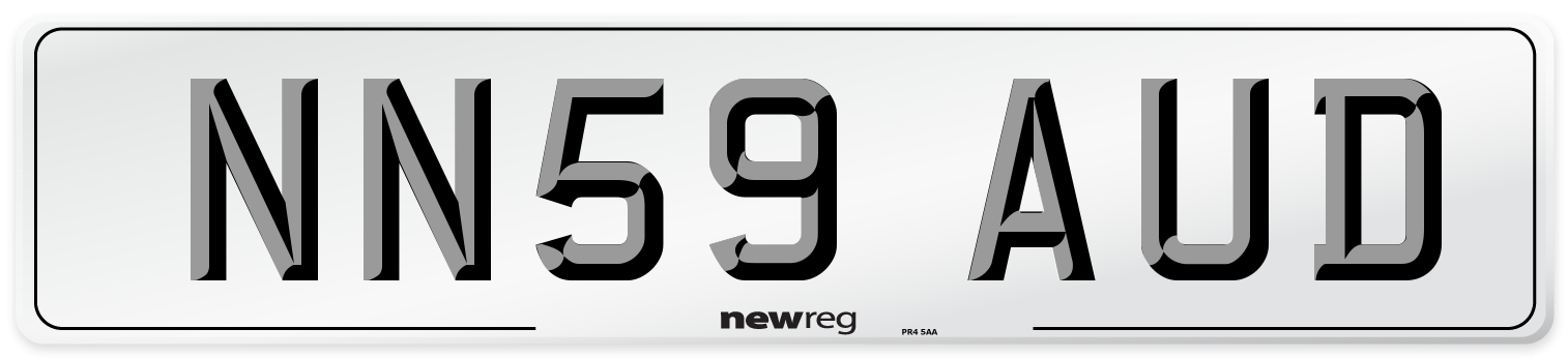 NN59 AUD Number Plate from New Reg